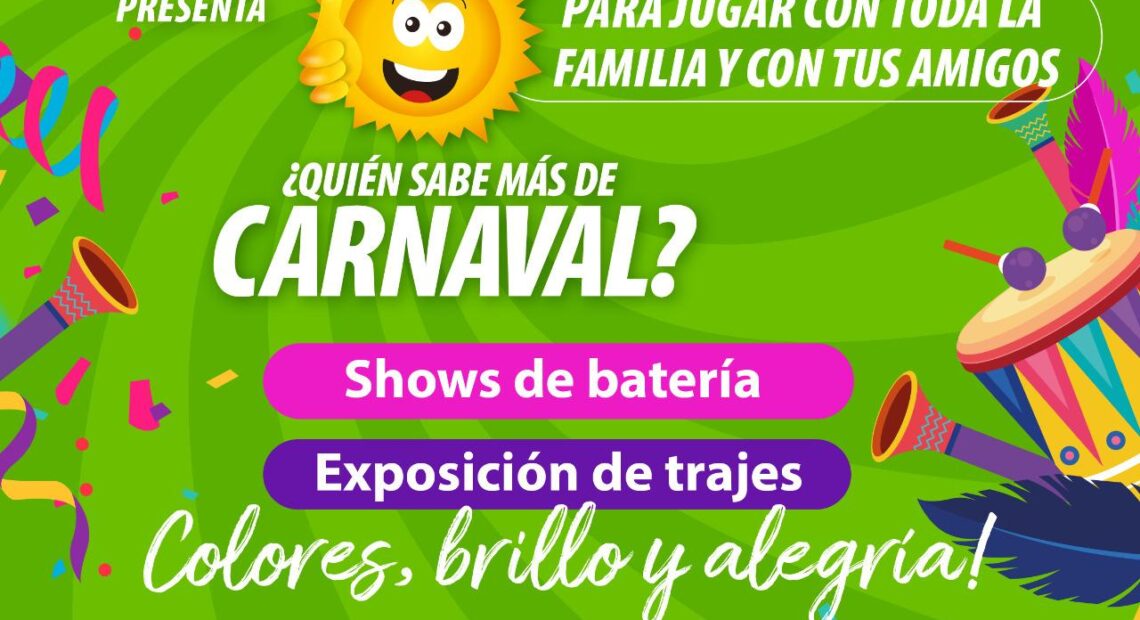 Para Jugar En Familia Y Con Amigos El Tekove Poti Ofrecera Este Domingo El Programa Quien Sabe Mas De Carnaval Corrientesactiva